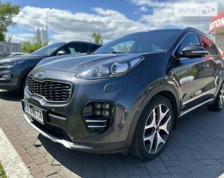 Серый Киа Sportage, объемом двигателя 2 л и пробегом 150 тыс. км за 26000 $, фото 5 на Automoto.ua