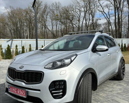 Серый Киа Sportage, объемом двигателя 2 л и пробегом 243 тыс. км за 22000 $, фото 2 на Automoto.ua