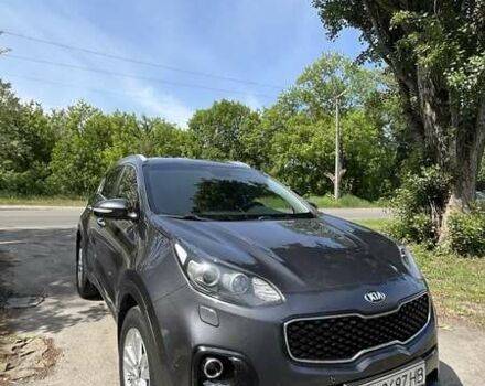 Серый Киа Sportage, объемом двигателя 2 л и пробегом 230 тыс. км за 16500 $, фото 1 на Automoto.ua