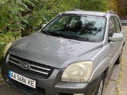 Серый Киа Sportage, объемом двигателя 2 л и пробегом 256 тыс. км за 5999 $, фото 1 на Automoto.ua