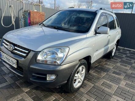 Серый Киа Sportage, объемом двигателя 2 л и пробегом 225 тыс. км за 6700 $, фото 1 на Automoto.ua