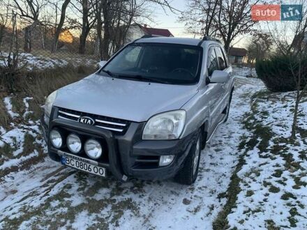 Серый Киа Sportage, объемом двигателя 2 л и пробегом 340 тыс. км за 6950 $, фото 1 на Automoto.ua