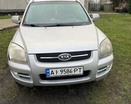 Серый Киа Sportage, объемом двигателя 2 л и пробегом 386 тыс. км за 7300 $, фото 1 на Automoto.ua