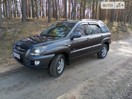 Серый Киа Sportage, объемом двигателя 2 л и пробегом 193 тыс. км за 8200 $, фото 1 на Automoto.ua