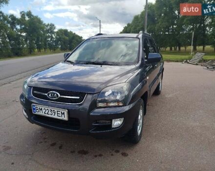 Серый Киа Sportage, объемом двигателя 2 л и пробегом 217 тыс. км за 7400 $, фото 1 на Automoto.ua