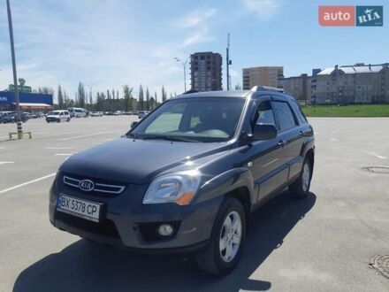 Серый Киа Sportage, объемом двигателя 2 л и пробегом 205 тыс. км за 9150 $, фото 1 на Automoto.ua