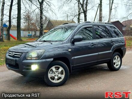 Серый Киа Sportage, объемом двигателя 2 л и пробегом 165 тыс. км за 7490 $, фото 1 на Automoto.ua