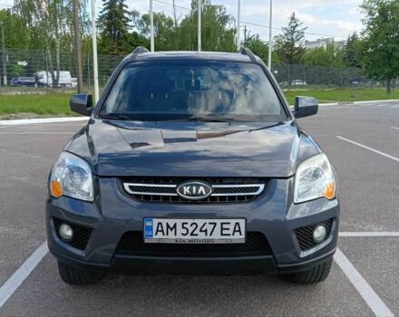 Серый Киа Sportage, объемом двигателя 2 л и пробегом 165 тыс. км за 8300 $, фото 1 на Automoto.ua