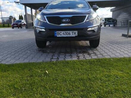 Серый Киа Sportage, объемом двигателя 2 л и пробегом 218 тыс. км за 11500 $, фото 1 на Automoto.ua