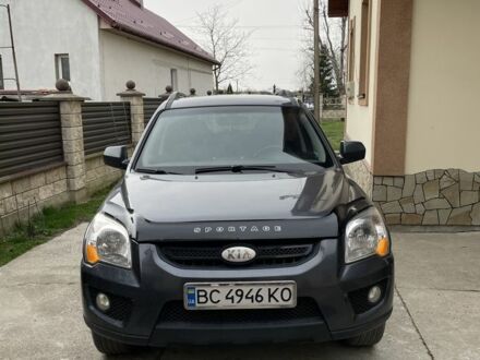 Серый Киа Sportage, объемом двигателя 2 л и пробегом 226 тыс. км за 9200 $, фото 1 на Automoto.ua