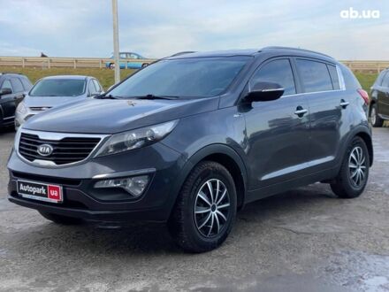 Серый Киа Sportage, объемом двигателя 2 л и пробегом 218 тыс. км за 11290 $, фото 1 на Automoto.ua