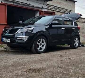 Серый Киа Sportage, объемом двигателя 2 л и пробегом 279 тыс. км за 13850 $, фото 1 на Automoto.ua