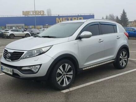 Серый Киа Sportage, объемом двигателя 2 л и пробегом 198 тыс. км за 13500 $, фото 1 на Automoto.ua