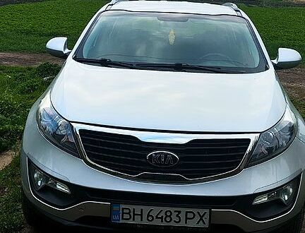 Серый Киа Sportage, объемом двигателя 2 л и пробегом 214 тыс. км за 11300 $, фото 1 на Automoto.ua