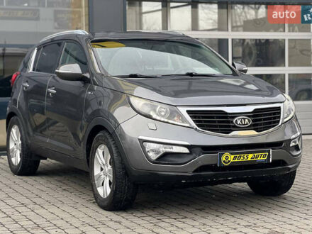 Серый Киа Sportage, объемом двигателя 2 л и пробегом 222 тыс. км за 14300 $, фото 1 на Automoto.ua