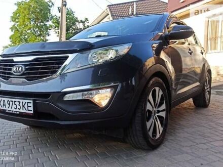 Серый Киа Sportage, объемом двигателя 2 л и пробегом 182 тыс. км за 13750 $, фото 1 на Automoto.ua