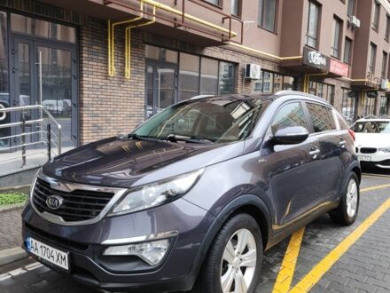 Серый Киа Sportage, объемом двигателя 2 л и пробегом 230 тыс. км за 11500 $, фото 1 на Automoto.ua
