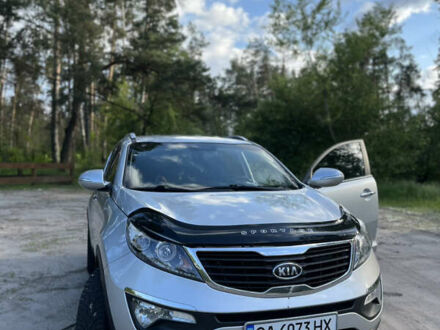 Серый Киа Sportage, объемом двигателя 2 л и пробегом 145 тыс. км за 12800 $, фото 1 на Automoto.ua