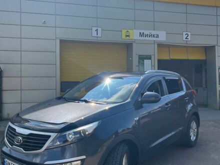 Сірий Кіа Sportage, об'ємом двигуна 2 л та пробігом 160 тис. км за 11000 $, фото 1 на Automoto.ua