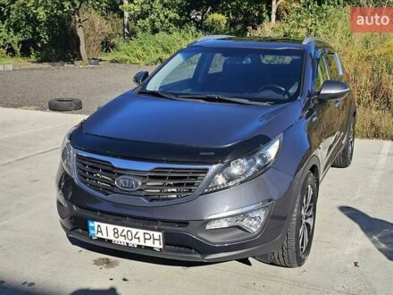 Серый Киа Sportage, объемом двигателя 2 л и пробегом 221 тыс. км за 12700 $, фото 1 на Automoto.ua