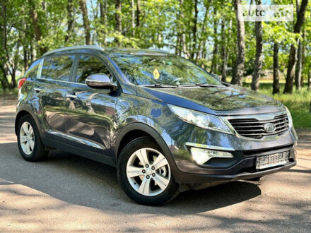 Сірий Кіа Sportage, об'ємом двигуна 2 л та пробігом 140 тис. км за 11900 $, фото 1 на Automoto.ua