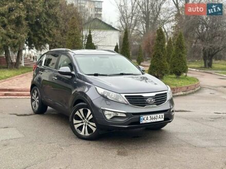 Сірий Кіа Sportage, об'ємом двигуна 2 л та пробігом 159 тис. км за 13499 $, фото 1 на Automoto.ua