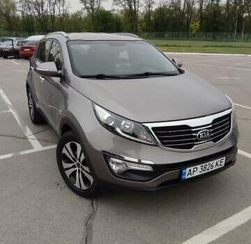 Серый Киа Sportage, объемом двигателя 2 л и пробегом 163 тыс. км за 14400 $, фото 1 на Automoto.ua