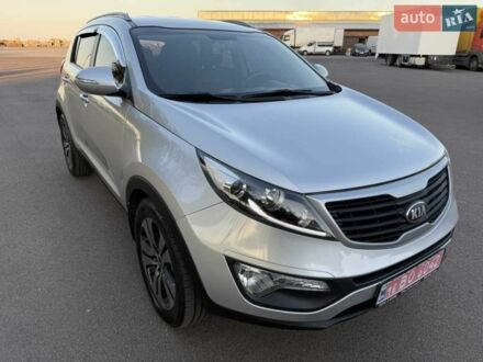 Сірий Кіа Sportage, об'ємом двигуна 2 л та пробігом 186 тис. км за 13500 $, фото 1 на Automoto.ua