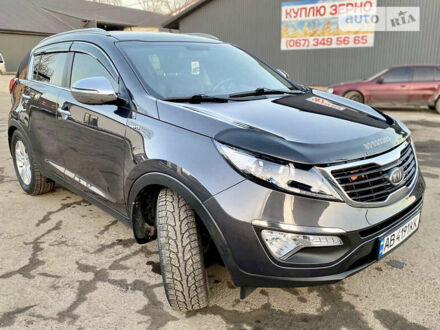 Серый Киа Sportage, объемом двигателя 2 л и пробегом 192 тыс. км за 14500 $, фото 1 на Automoto.ua