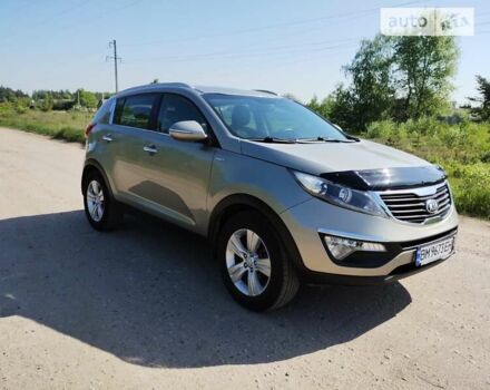 Серый Киа Sportage, объемом двигателя 2 л и пробегом 220 тыс. км за 12450 $, фото 1 на Automoto.ua