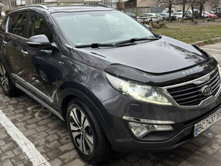 Сірий Кіа Sportage, об'ємом двигуна 2 л та пробігом 202 тис. км за 13500 $, фото 1 на Automoto.ua