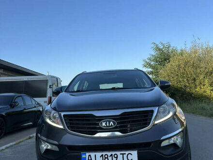 Серый Киа Sportage, объемом двигателя 2 л и пробегом 212 тыс. км за 13500 $, фото 1 на Automoto.ua