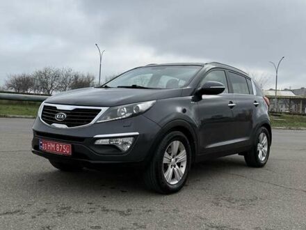 Серый Киа Sportage, объемом двигателя 2 л и пробегом 192 тыс. км за 14000 $, фото 1 на Automoto.ua
