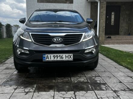 Серый Киа Sportage, объемом двигателя 2 л и пробегом 176 тыс. км за 12500 $, фото 1 на Automoto.ua