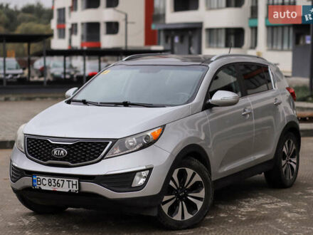 Серый Киа Sportage, объемом двигателя 2 л и пробегом 245 тыс. км за 14500 $, фото 1 на Automoto.ua