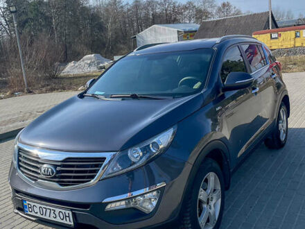 Серый Киа Sportage, объемом двигателя 2 л и пробегом 125 тыс. км за 11950 $, фото 1 на Automoto.ua