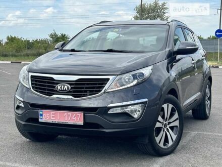 Серый Киа Sportage, объемом двигателя 2 л и пробегом 219 тыс. км за 15200 $, фото 1 на Automoto.ua