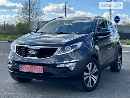 Сірий Кіа Sportage, об'ємом двигуна 2 л та пробігом 219 тис. км за 15200 $, фото 1 на Automoto.ua