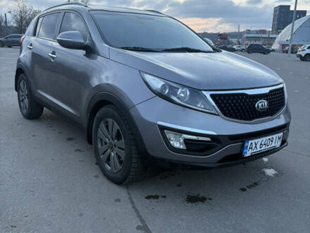 Сірий Кіа Sportage, об'ємом двигуна 2 л та пробігом 163 тис. км за 14950 $, фото 1 на Automoto.ua