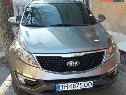 Сірий Кіа Sportage, об'ємом двигуна 2 л та пробігом 163 тис. км за 15400 $, фото 1 на Automoto.ua