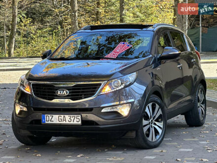 Серый Киа Sportage, объемом двигателя 2 л и пробегом 197 тыс. км за 14599 $, фото 1 на Automoto.ua