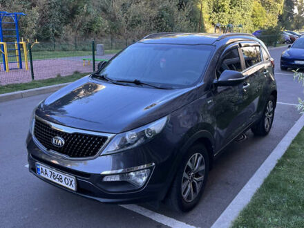 Серый Киа Sportage, объемом двигателя 2 л и пробегом 190 тыс. км за 15500 $, фото 1 на Automoto.ua