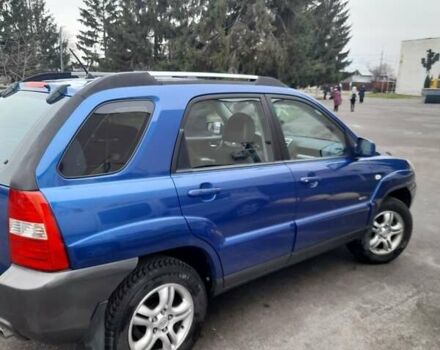 Синий Киа Sportage, объемом двигателя 2 л и пробегом 207 тыс. км за 6800 $, фото 3 на Automoto.ua