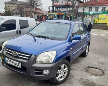 Синий Киа Sportage, объемом двигателя 2 л и пробегом 207 тыс. км за 6800 $, фото 5 на Automoto.ua