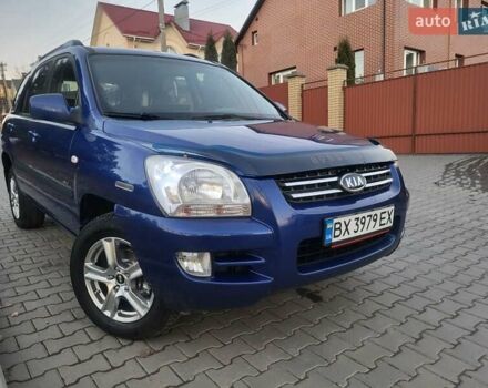 Синий Киа Sportage, объемом двигателя 1.98 л и пробегом 258 тыс. км за 7400 $, фото 4 на Automoto.ua