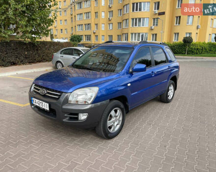 Синий Киа Sportage, объемом двигателя 1.98 л и пробегом 218 тыс. км за 6700 $, фото 1 на Automoto.ua