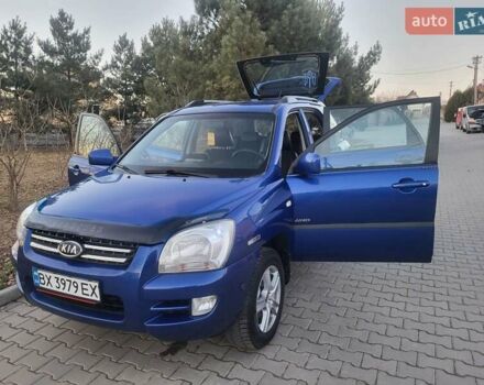 Синий Киа Sportage, объемом двигателя 1.98 л и пробегом 258 тыс. км за 7400 $, фото 49 на Automoto.ua