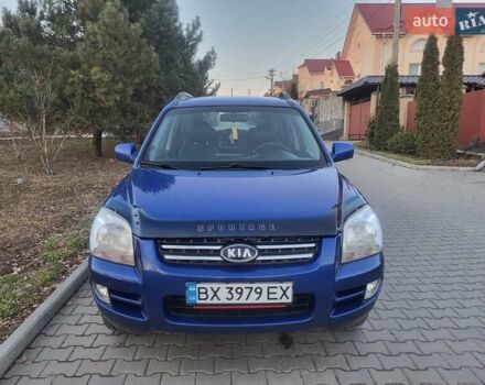 Синий Киа Sportage, объемом двигателя 1.98 л и пробегом 258 тыс. км за 7400 $, фото 6 на Automoto.ua