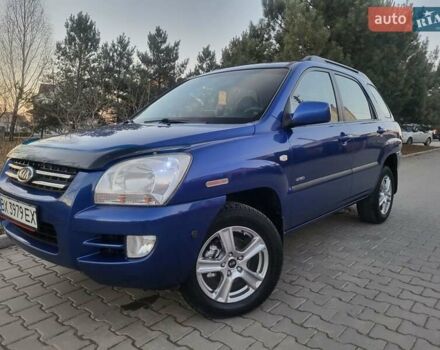Синий Киа Sportage, объемом двигателя 1.98 л и пробегом 258 тыс. км за 7400 $, фото 1 на Automoto.ua