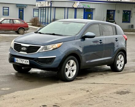 Синий Киа Sportage, объемом двигателя 2.4 л и пробегом 176 тыс. км за 12000 $, фото 2 на Automoto.ua